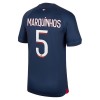 Maglia ufficiale Paris Saint Germain 2023-24 Marquinhos 5 Casa per Uomo